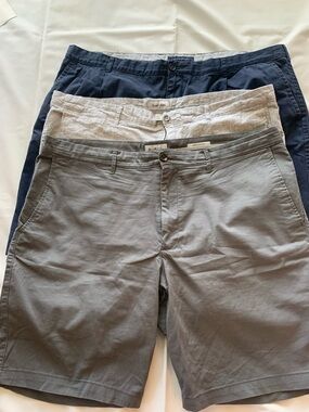 Goodfellow & Co Men's Chino Shorts in Navy, Beige, Gray